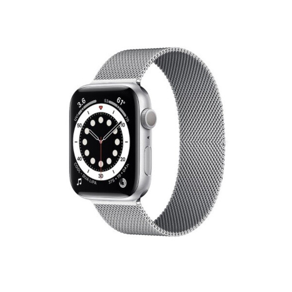 

Ремешок BeWatch для смарт - часов Apple Watch 42мм/44мм Серебристый (1060518)