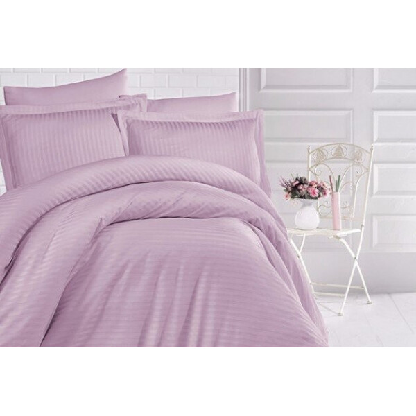 

Постельное белье Clasy. Stripe Satin Lila-Евро
