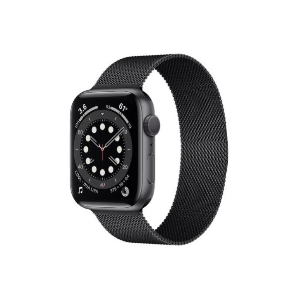 

Браслет для Apple Watch 38 |40 мм миланская петля Ремешок Черный BeWatch (1050201)
