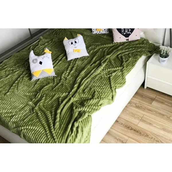 

Плед-покрывало Colorfull Home. Шарпей оливковый-200х220