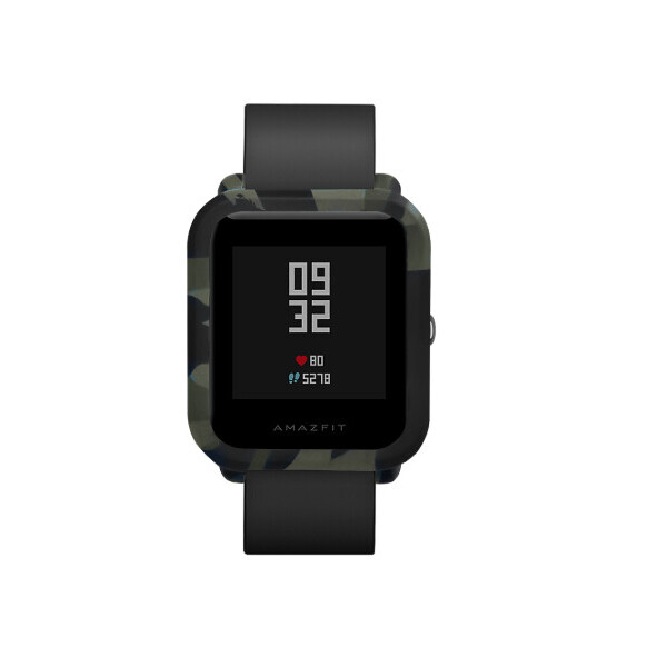 

Силиконовый чехол BeWatch для Xiaomi Amazfit BIP Зеленый - камуфляжный (1010896)