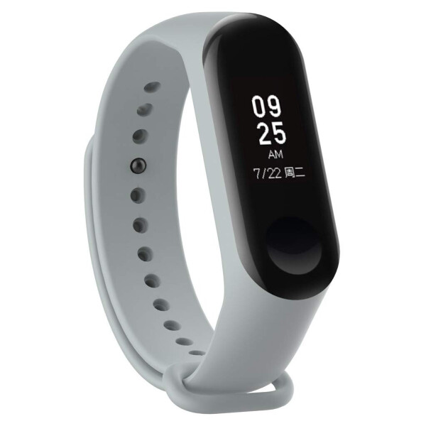 

Ремешок силиконовый для Xiaomi Mi Band 3 | 4 Серый BeWatch (1040604)