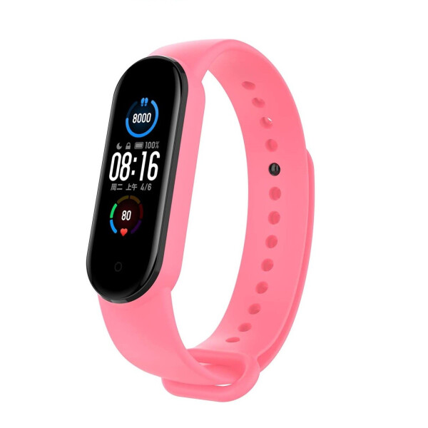 

Ремешок для Xiaomi Mi Band 5 силиконовый Розовый BeWatch (1540611)