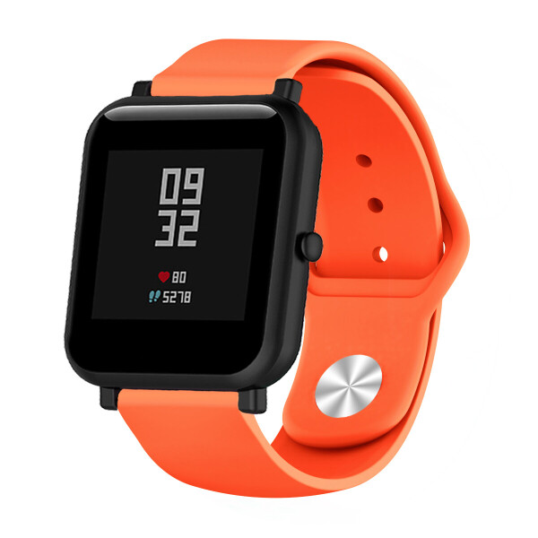 

Ремешок для Xiaomi Amazfit BIP | GTS | GTR 42mm силиконовый 20мм Оранжевый BeWatch (1010307)