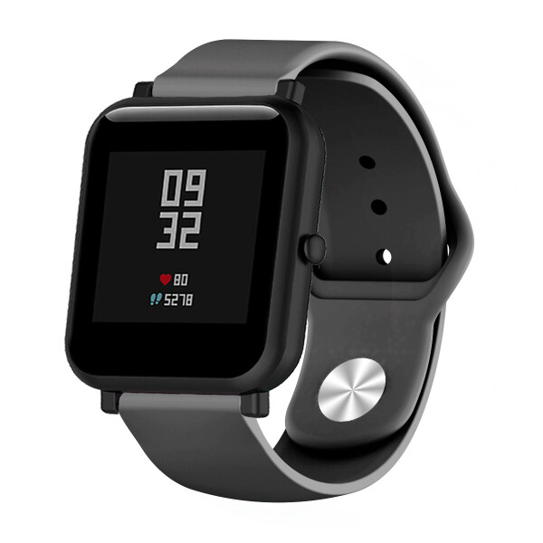 

Ремешок для Xiaomi Amazfit BIP | GTS | GTR 42mm силиконовый 20 мм Черный BeWatch (1010301)