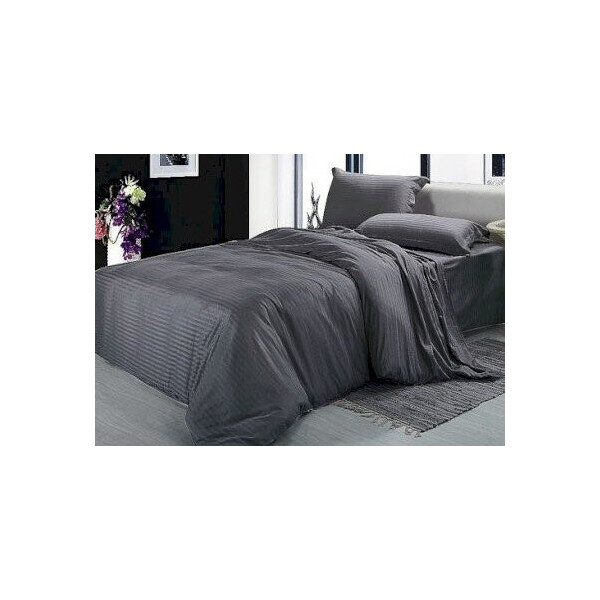 

Постельное белье Boston. Home Sateen Iron Grey Stripe-Полуторный