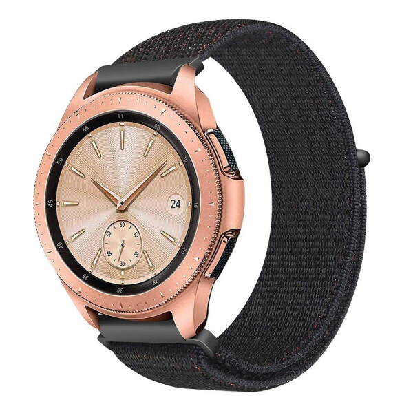 

Ремешок BeWatch нейлоновый липучка для Samsung Galaxy Watch 42 мм Черный (1011301.1)