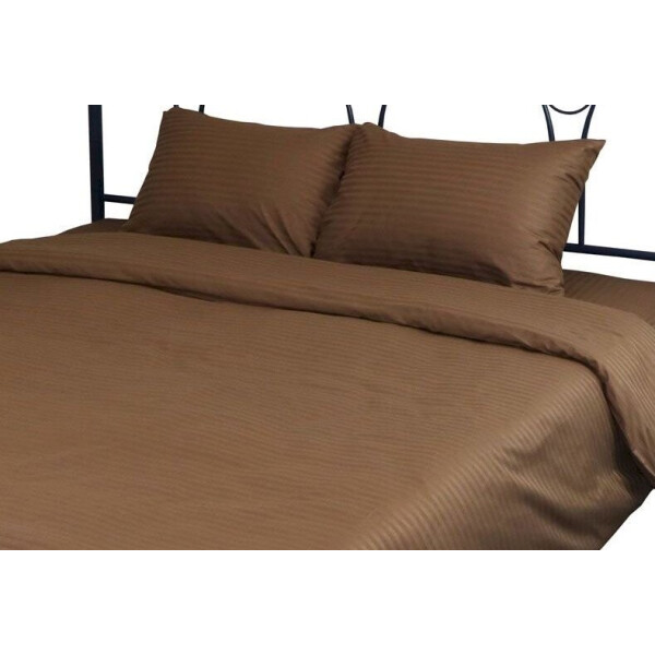 

Постельное белье Boston. Home Sateen Brown Stripe-Двуспальный