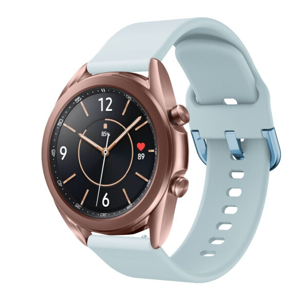 Акція на Ремешок для Samsung Galaxy Watch 3 41 мм силиконовый 20мм NewColor Мята (1012397) від Allo UA