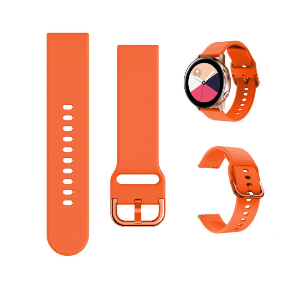 

Ремешок для Samsung Galaxy Watch 42мм | Active | Active 2 NewColor силиконовый 20мм Orange (1012307)