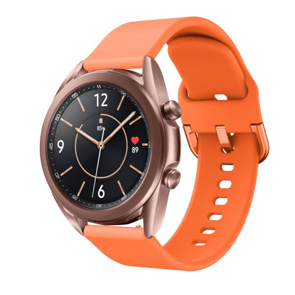 

Ремешок для Samsung Galaxy Watch 3 41 мм NewColor силиконовый 20мм Orange (1012307)