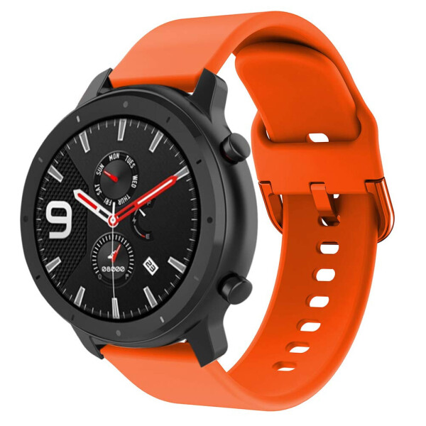 

Ремешок для Xiaomi Amazfit BIP | GTS | GTR 42mm силиконовый 20мм NewColor Оранжевый (1012307)
