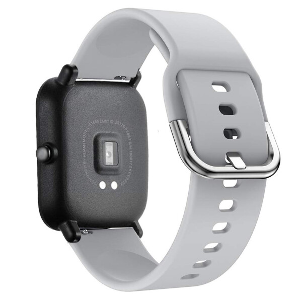 

Ремешок для Xiaomi Amazfit BIP | GTS | GTR 42mm силиконовый20мм NewColor Серый (1012304)