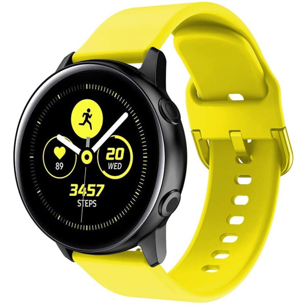 

Ремешок для Samsung Galaxy Watch 42мм | Active | Active 2 силиконовый 20мм NewColor Желтый (1012320)