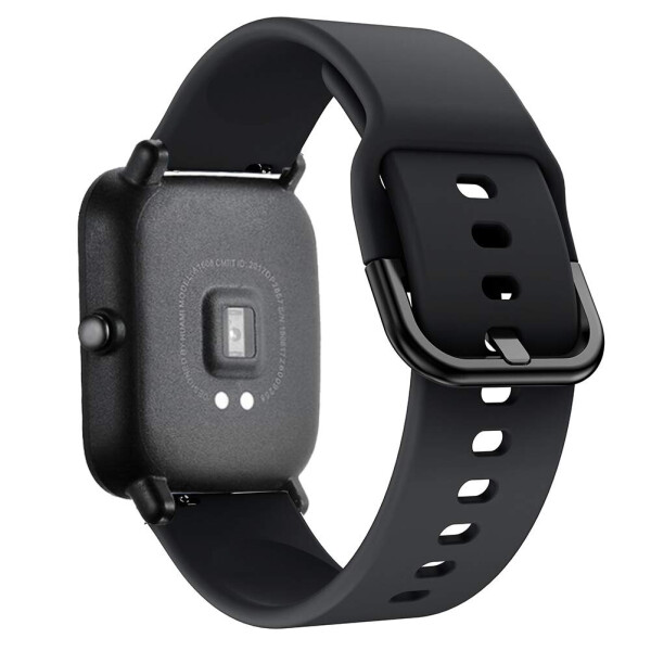 

Ремешок для Xiaomi Amazfit BIP | GTS | GTR 42mm силиконовый NewColor 20мм Черный (1012301)
