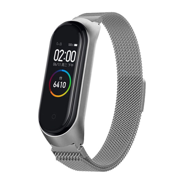 

Браслет для Xiaomi Mi Band 4 миланская петля размер S Ремешок Серебро BeWatch (1040218)