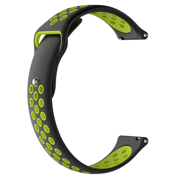 

Ремешок BeWatch sport-style для Samsung Galaxy Watch 42 мм Черно-Салатовый (1010116.2)