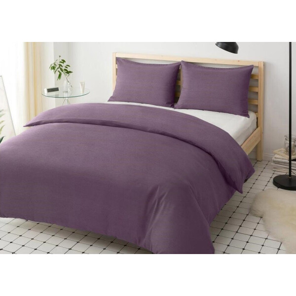 

Постельное белье U-Tek. Hotel Collection Cotton Melange Plum-Евро