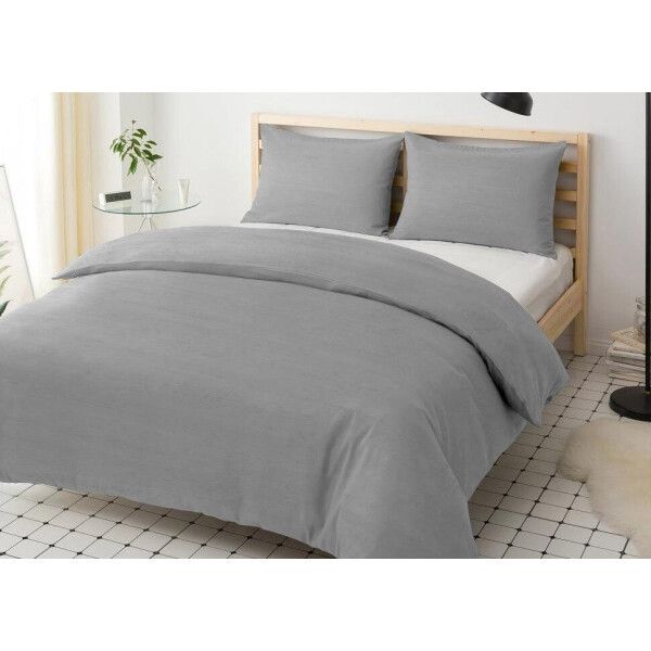 

Постельное белье U-Tek. Hotel Collection Cotton Melange Grey-Полуторный
