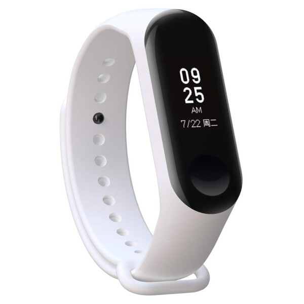 

Ремешок силиконовый для Xiaomi Mi Band 3 | 4 Белый BeWatch (1040602)
