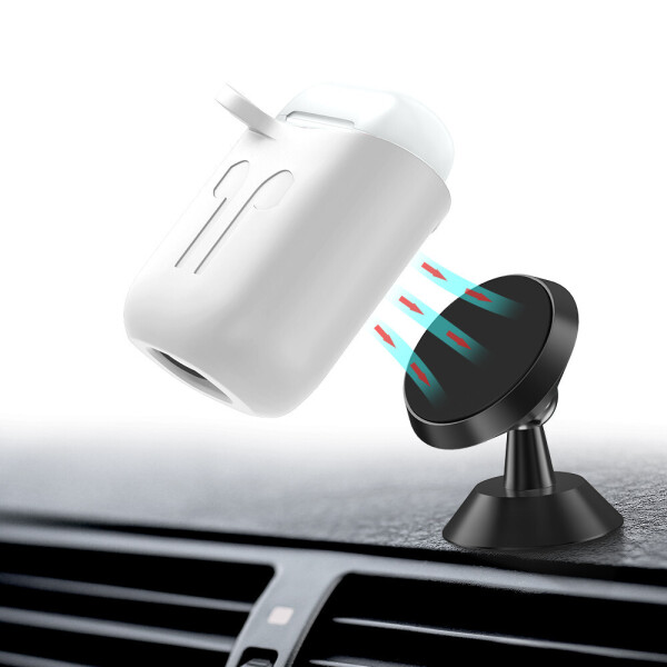 

Чехол BeWatch силиконовый магнитное крепление для Apple AirPods Белый (5020102)
