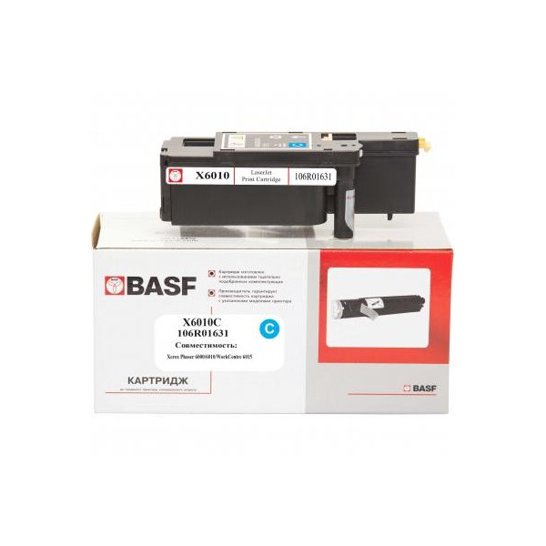 

Тонер-картридж BASF Xerox Ph 6000/6010N Cyan 106R01631 (KT-X6010C)