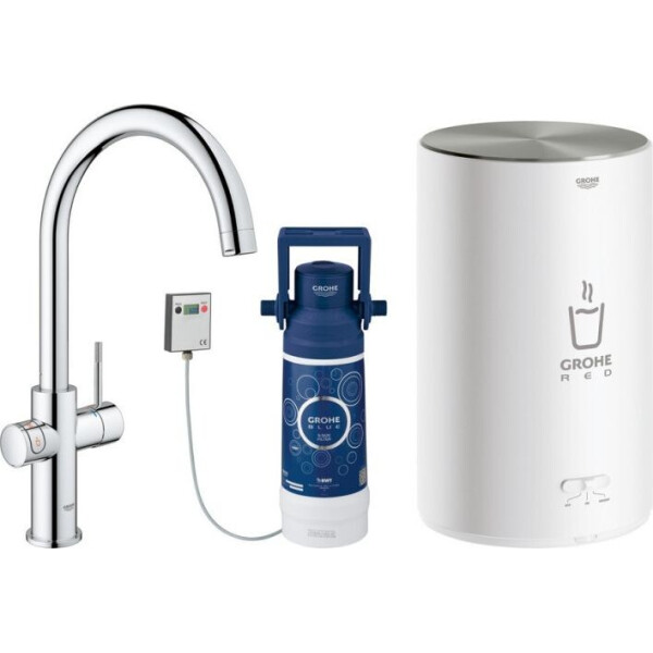

Смеситель для кухни с бойлером Grohe Red Duo 30083001 M-size