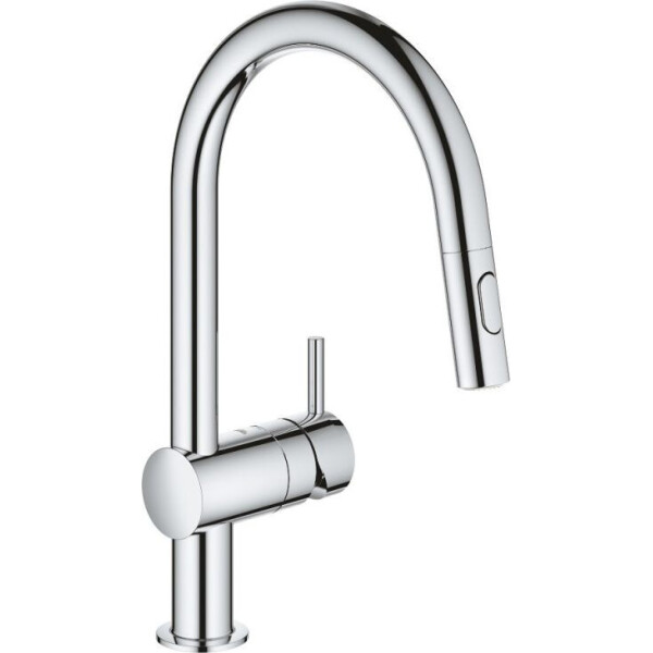 

Смеситель для кухни с выдвижным изливом Grohe Minta 30348001