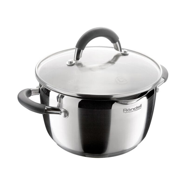 

Кастрюля Flamme 2.3л со стеклянной крышкой Rondell UK-RDS-023
