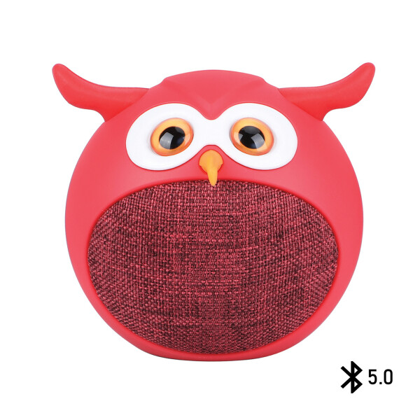 

Портативная беспроводная колонка Promate Hedwig 3W Red (hedwig.red)