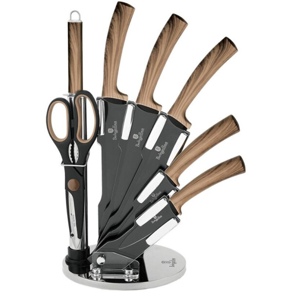 

Набор кухонных ножей Ebony Maple 7 предметов на акриловой подставке Berlinger Haus BH-2287