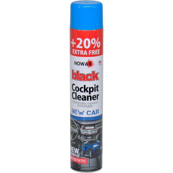 

Полироль пластика (Nowax) Cockpit Cleaner New Car 750мл. NX00705