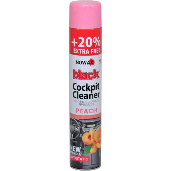 

Полироль пластика (Nowax) Cockpit Cleaner Peach 750мл. NX00706