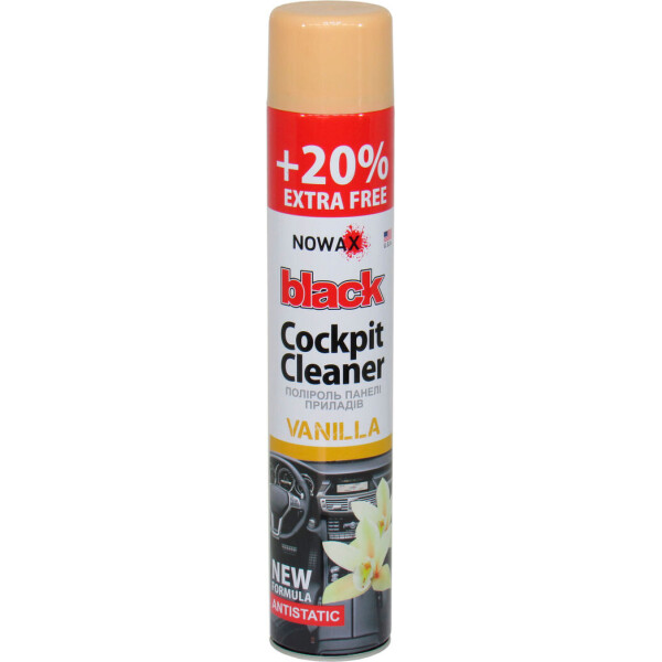 

Полироль пластика (Nowax) Cockpit Cleaner Vanilla 750мл. NX00701