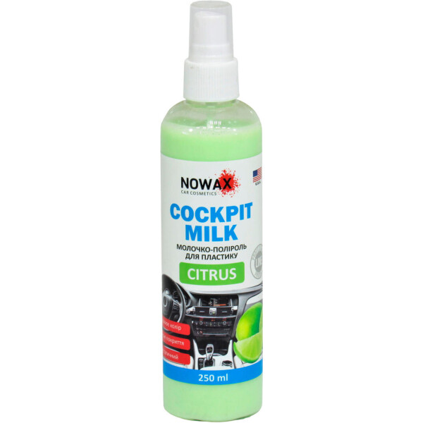 

Полироль молочко для пластика (Nowax) Citrus 250мл. NX25226