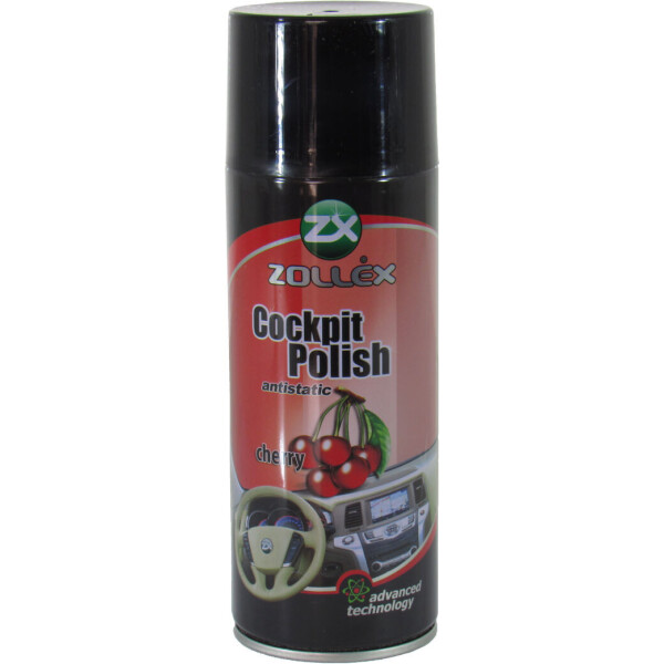 

Полироль пластика (Zollex) Cockpit Cleaner вишня 450мл. CH450