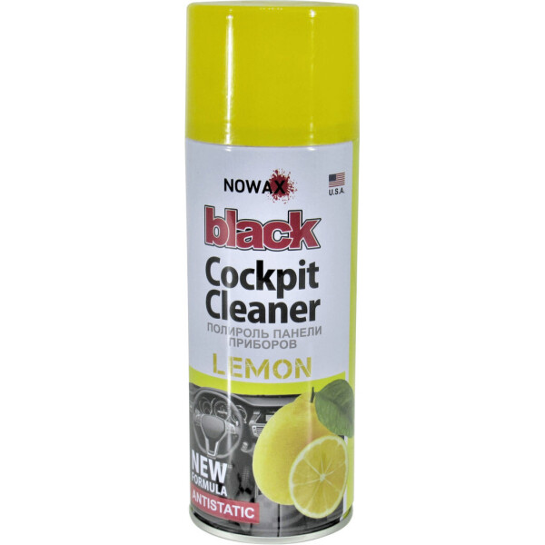 

Полироль пластика (Nowax) Cockpit Cleaner Lemon 450мл. NX00452