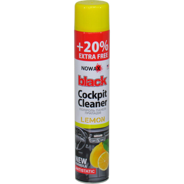 

Полироль пластика (Nowax) Cockpit Cleaner Lemon 450мл. NX00702