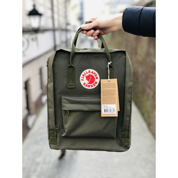 

Рюкзак городской Fjallraven Kanken Classic 16 л хаки (D1940)