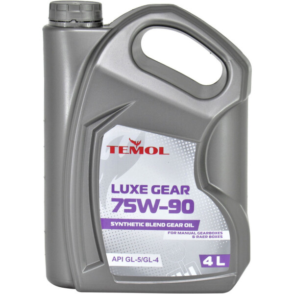 

Трансмиссионное масло 75W-90 (Temol) Luxe Gear 4л. T-75W90-4L