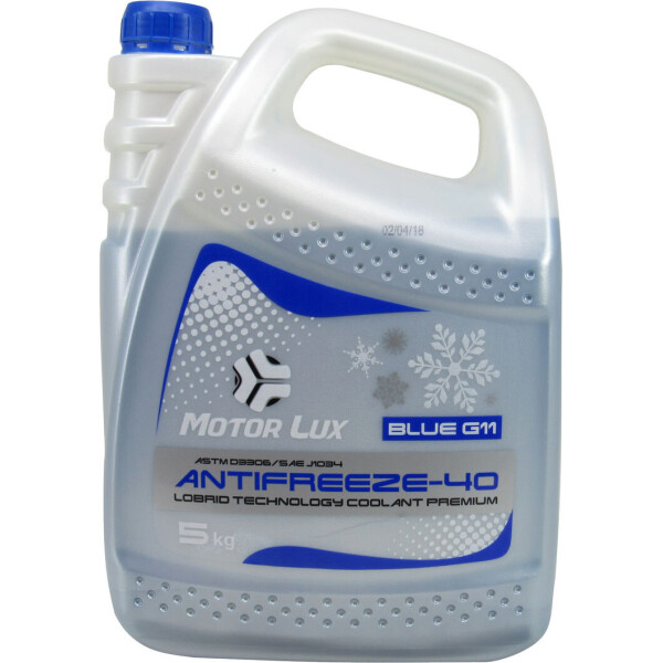 

Тосол антифриз синий -32 (Motor Lux) G-11 5кг.