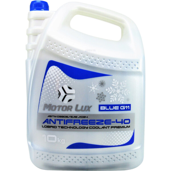 

Тосол антифриз синий -32 (Motor Lux) G-11 10кг. G-11