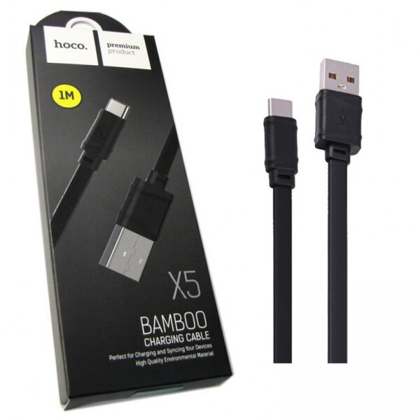 

Дата кабель Hoco X5 Bamboo USB to MicroUSB (100см)Черный (20053100159)