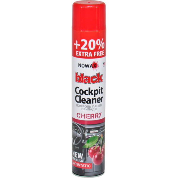

Полироль пластика (Nowax) Cockpit Cleaner Cherry 750мл. NX00707