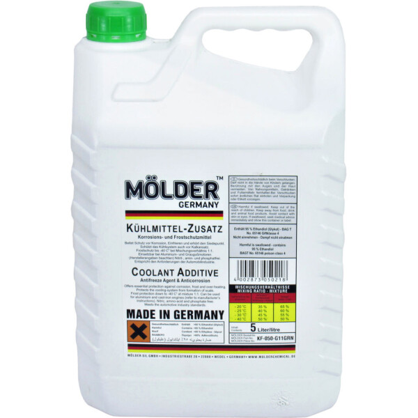 

Тосол концентрат зеленый -80 (Molder) G-11 5л. KF - 050 - G11GRN