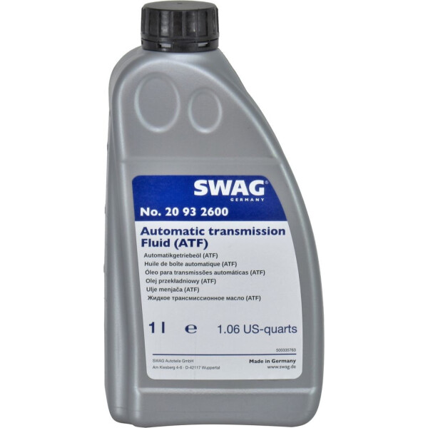 

Трансмиссионное масло ATF (Swag) Dexron VI 1л. 20932600