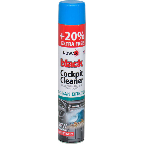 

Полироль пластика (Nowax) Cockpit Cleaner Ocean Breeze 750мл. NX00710