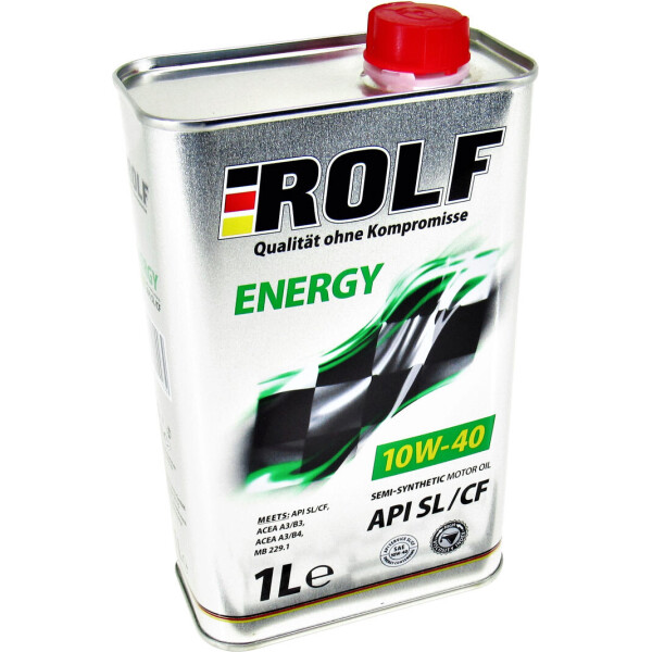 

Моторное масло бензин, дизель 10W-40 (Rolf) Energy 1л.