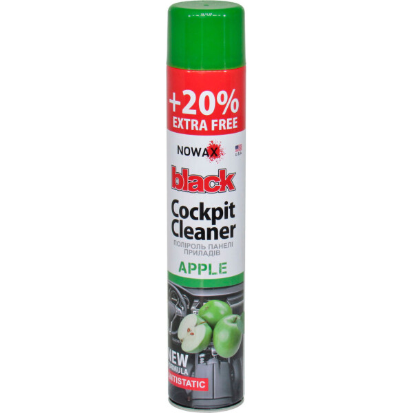 

Полироль пластика (Nowax) Cockpit Cleaner Apple 750мл. NX00708