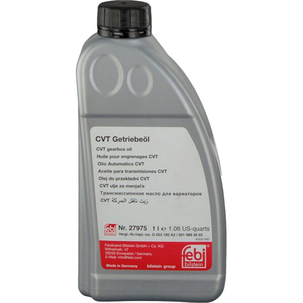 

Трансмиссионное масло ATF (Febi) CVTI 1л. (Желтая) 27975